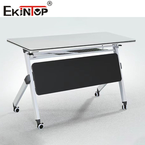 Sillas de Reunión Combinables Simples de Oficina de Alta Calidad Sinonis, Mesas de Entrenamiento Plegables - Product Image 1