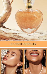 100mL Cuerpo de alta calidad Brillo <span class=keywords><strong>Bronceador</strong></span> y maquillaje Líquido Resaltador Brillo Aceite corporal - Product Image 5