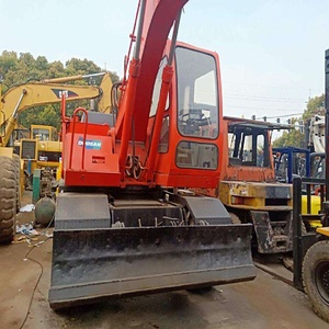 Machine de construction sur roues haute performance, pelle hydraulique DOOSAN DH140W-7 d'origine chinoise, moteur, godet de 0,8 m³, puissance de 73,8 kW - Product Image 6