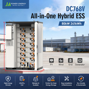 Sistema de Batería Solar Todo en Uno JApower de <span class=keywords><strong>80kW</strong></span> 241kWh Refrigerado por Aire con Inversor Híbrido Solis para Riego y Respaldo Agrícola - Product Image 1