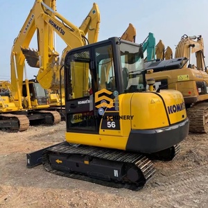 รถขุดขนาดเล็ก KOMATSU PC56 น้ำหนัก 5.6 ตัน คุณภาพเชื่อถือได้ ผลิตภัณฑ์วิศวกรรมญี่ปุ่นแท้ เหมาะสำหรับงานฟาร์มและงานที่อยู่อาศัย - Product Image 5
