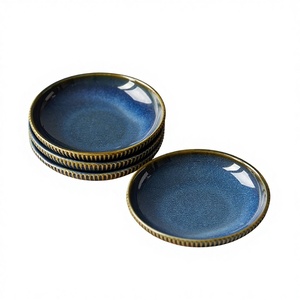 Plato de Porcelana para Salsas y Condimentos, Apto para Microondas, Ideal para Restaurantes Occidentales, Buffets, Snacks y Salsas Picantes - Product Image 1
