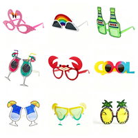 Lunettes de fête fantaisie en forme de crabe rouge, accessoires photo amusants pour les occasions de fête sur la plage, le luau ou les thèmes estivaux – Offre spéciale