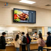 Écran Tactile Mural Android Intelligent 4K Anti-Reflet pour Affichage Dynamique 21,5-98 Pouces avec Animation/Graphiques pour Éducation et Ascenseurs