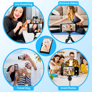 Écran d'affichage pour vlog et selfie, à utiliser avec la caméra arrière du téléphone portable pour prendre des photos ou enregistrer sans fil, avec fonction de mise en miroir pour TikTok et le streaming en direct. - Product Image 6