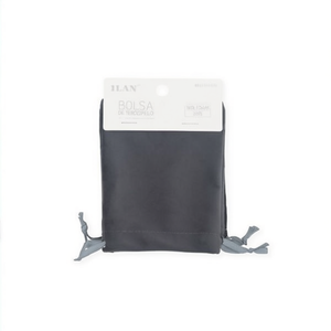 Sac en velours Ilan 7x9 cm gris foncé 2 pièces - Product Image 1