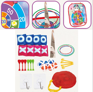 Gioco di Lancio Anelli per Bambini, Gioco Interattivo Multiuso per Giardino, Cortile e Feste in Famiglia - Product Image 3