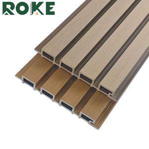 ROKE Panneau mural rainuré WPC moderne, imperméable et ignifuge à prix abordable pour la décoration intérieure - Product Image 5