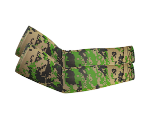 Mangas Protectoras para Brazos con Estampado de Camuflaje, Transpirables, Elásticas, con Protección Solar UV y Antideslizantes, para Deportes, Correr, Ciclismo, Senderismo y Actividades al Aire Libre - Product Image 3