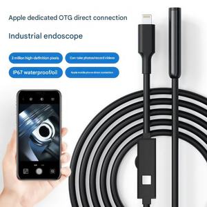 Tersedia untuk Apple ponsel HD endoskopi industri inspeksi pipa saluran pembuangan pemeriksaan tahan air kamera perbaikan mobil modul - Product Image 2