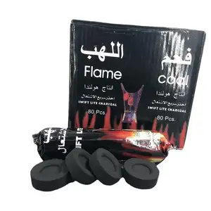 Round Shisha Charcoal Briquette Coconut Shell Hookah Charcoal Price Per Ton Of Charcoal