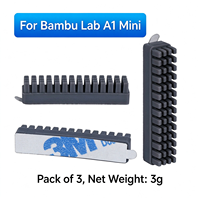 Aksesoris Printer 3D 3pcs Sikat Silikon Pembersih Nozzle untuk Membersihkan Filamen untuk Bambu Lab A1 / A1 Mini