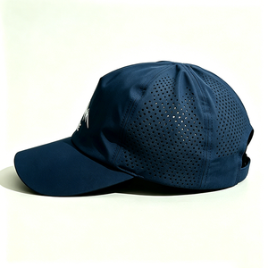 Unisex <b>Navy</b> Quick Dry Running Cap ACE Mountain Sublimation Printed Lightweight Perforated Canvas 5 Panel Sport <b>Hat</b> Outdoor Cap - Product Image 6