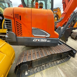Excavatrice Doosan DX55-9 d'occasion, 55 tonnes, machine de terrassement en excellent état de fonctionnement, moteur Yanmar, composants d'engrenage et de roulement - Product Image 6