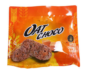 Vente chaude <span class=keywords><strong>Caramel</strong></span> <span class=keywords><strong>salé</strong></span> Avoine Chocolat Crunchy Flocons d'avoine Bâton Petit déjeuner rapide Voyage Snack quotidien Simple Substitut de repas - Product Image 1