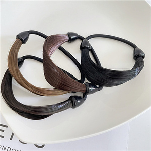 <span class=keywords><strong>Élastique</strong></span> à cheveux naturel coréen invisible, bande <span class=keywords><strong>élastique</strong></span> tendance pour tresses, queues de cheval et chouchous - Product Image 3