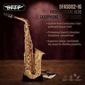 Magnifique <span class=keywords><strong>saxophone</strong></span> alto de haute qualité pour étudiant en clé de Mi bémol, excellente option pour un étudiant souhaitant passer à un nouvel équipement à un <span class=keywords><strong>prix</strong></span> plus bas - Product Image 1