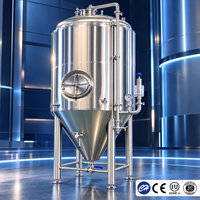 Fermenteur en acier inoxydable à haute performance pour la brasserie et la fermentation des boissons