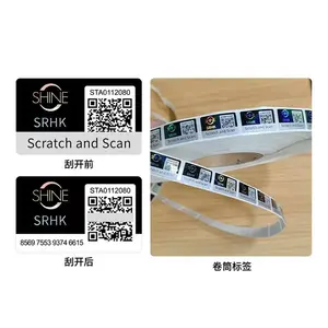 High Quality 3D Custom Hologram StickerQr Code Serial Number Stickers Label Printing Security Hologram Sticker