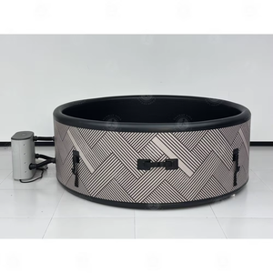 Spa <span class=keywords><strong>gonflable</strong></span> de haute qualité pour l'hydrothérapie intérieure et extérieure avec couverture de natation pour 4 personnes - Product Image 2