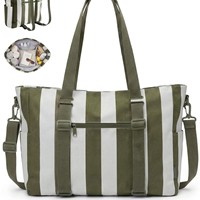 Sac fourre-tout convertible grande capacité, sac à bandoulière rayé, sac à dos de voyage 2-en-1 pour femmes - Fournisseur