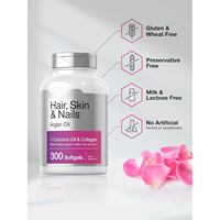 Marque privée OEM Biotine Softgel Huile de noix de coco Collagène Soutient la santé des cheveux et de la peau