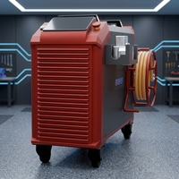 Nouvelle machine de nettoyage au laser à fibre industrielle portable, acier inoxydable, aluminium, métal, pierre, élimination de la rouille, de l'huile et de la peinture, haute efficacité