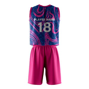 Unisex Nuevo Diseño Sin Mangas Camiseta De Voleibol Impresión Digital 100% Poliéster Conjunto Deportivo Uniforme - Product Image 2