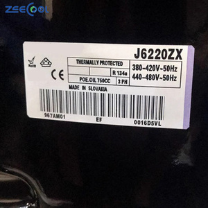 Compresor de Refrigeración de Alta Calidad para Refrigerador y Congelador NJ6226ZX J6220ZX Aspe-rae R134A 380v Trifásico - Product Image 5