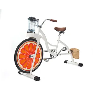 EXI 자전거 비치 크루저 물리 엔진 산업 맞춤형 녹색 운동 회전 스무디 자전거 블렌더