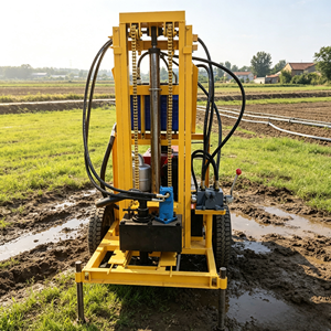 Foreuse hydraulique télescopique économique et portable pour puits d'eau, profondeur 100m, pour jardins et puits agricoles - Product Image 3