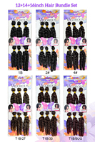 Extensions de cheveux bouclés en spirale 6X French Loose Wave Weft, 14 pouces, pré-étirées, mèches à tisser bouclées à la française, fibre semi-proteinée