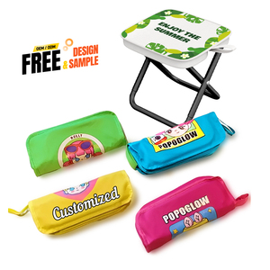 Customizable Portable Ultralight Iron <b>Folding</b> <b>Stool</b> Travel-friendly Small Bench Chair in Handbag-Style for Fishing Picnics - Product Image 4