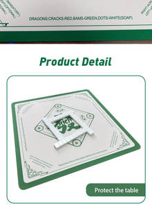 Tapis de Mahjong Insonorisant Premium Grand Format avec Motif Personnalisé pour Clubs Sociaux - Product Image 5