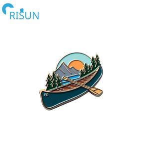 Fabrication de canoë-kayak en métal émail épingle insigne personnalisé canoë kayak pagaie sport kayakiste canotage et pagaie épinglette - Product Image 6