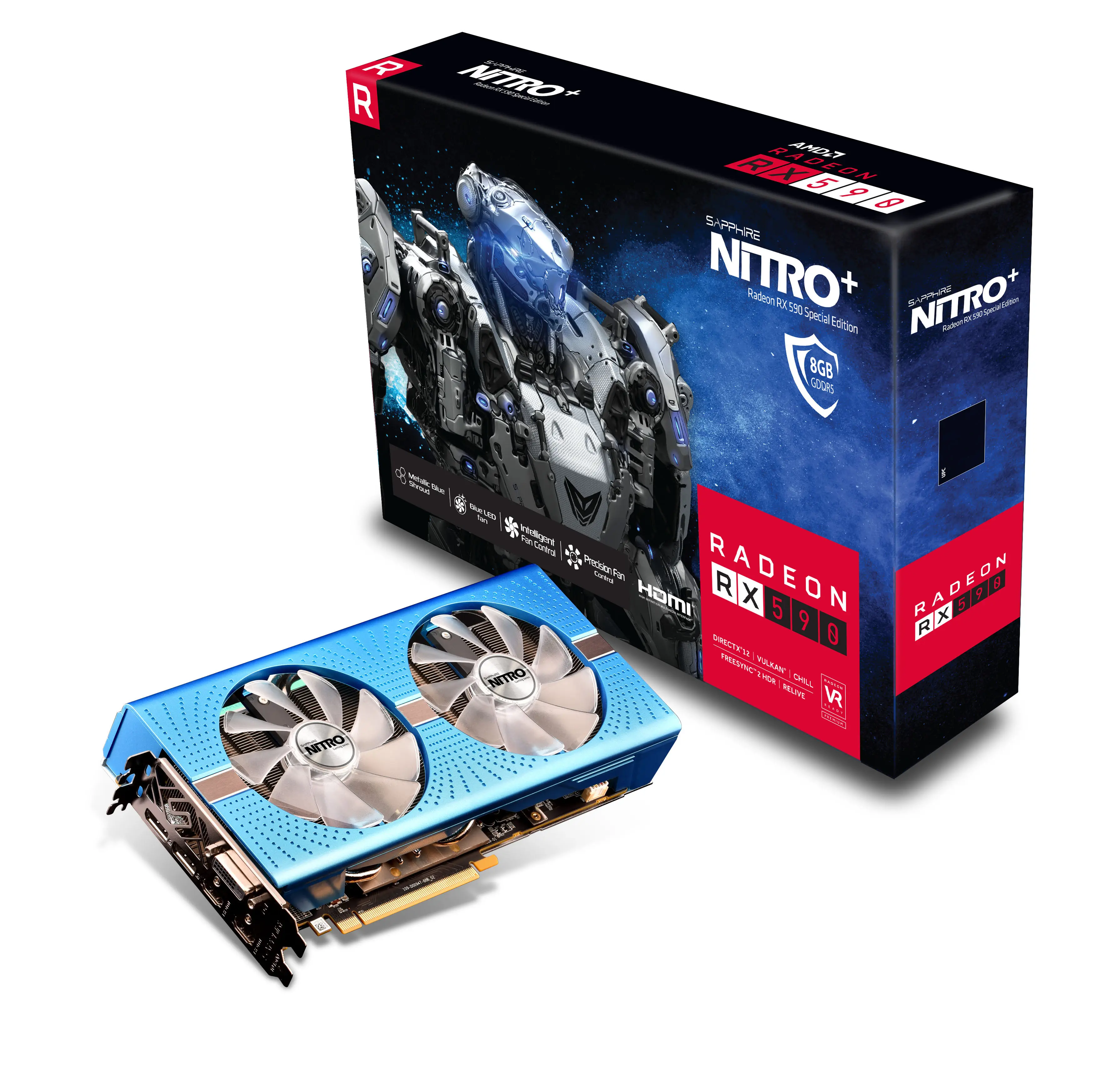 경쟁력있는 가격 사파이어 RX580 8GB 니트로 + Vga 카드 RX 580 RX 590 8GB GPU 그래픽 카드 PC 용