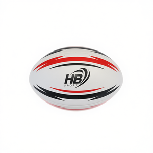 Ballon de rugby HB Sport 30 cm x 16 cm, taille officielle, pour entraînement et matchs - Product Image 1