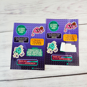 Chất Lượng Cao Tùy Chỉnh Long Lanh Dán Ba Chiều Tấm Sinh Thái Thân Thiện Với Màu Sắc In Nụ Hôn Cắt Dán Tấm Cho Khuyến Mãi - Product Image 6