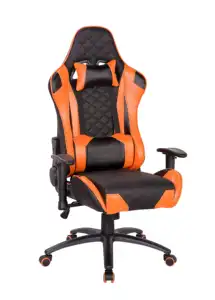 Computerwinkel Hoge Rug Oranje Silla Stoel Pu Lederen Gaming Stoel Leverancier