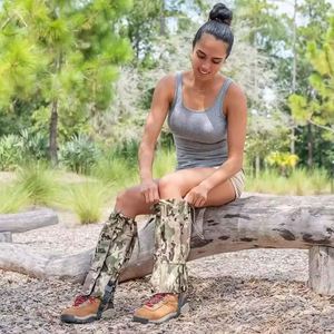 Muestra Gratuita: Polaina de Caza Profesional de Camuflaje Totalmente Ajustable, Impermeable y Cortavientos, Protege la Parte Inferior de la Pierna y los Zapatos, Larga, para Caza - Product Image 6