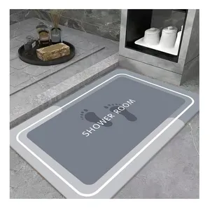 Alfombrilla antideslizante personalizable, absorbente para baño, cocina