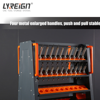 Chariot à outils en métal LYREIGN DJ105AC-8, armoire à outils, chariots, porte-outils BT40, stockage d'outils coniques CNC 40