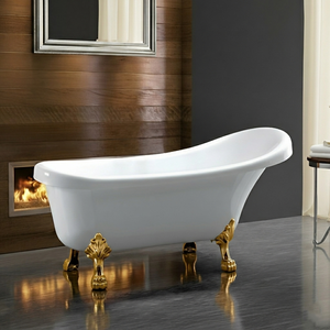 Bañera Acrílica Independiente de Estilo Moderno VASCO para Baño Interior, Ideal para Hoteles - Product Image 5