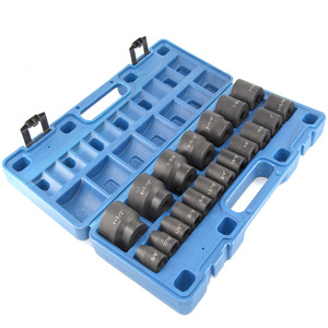 Juego de Herramientas de llave mecánica de trinquete, juego de enchufes neumáticas, <span class=keywords><strong>2021</strong></span> ", 19 Uds., 1/2 - Product Image 3