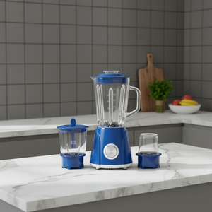 Mini mixeur portable 3 en 1, pot en verre, moulin à sec électrique, presse-agrumes, <span class=keywords><strong>hachoir</strong></span> à <span class=keywords><strong>viande</strong></span>, 6 lames, capacité de 1,5 L, usage domestique - Product Image 5