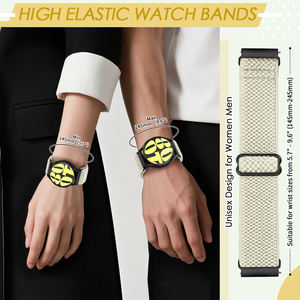 Bracelet de montre 20 mm pour <span class=keywords><strong>Garmin</strong></span> Forerunner 55/158/165/245/645/<span class=keywords><strong>Garmin</strong></span> Vivoactive 6/5/3/<span class=keywords><strong>Garmin</strong></span> <span class=keywords><strong>Venu</strong></span>/<span class=keywords><strong>Venu</strong></span> 2 Plus/<span class=keywords><strong>Venu</strong></span> <span class=keywords><strong>Sq</strong></span> 2 <span class=keywords><strong>Music</strong></span> - Product Image 3