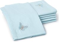 Sets de table en pur coton, sets de table brodés à volants, sets de table lavables, serviettes en tissu