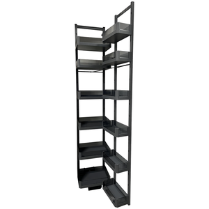 Custom Price Modern Metal Glass Magic Corner Kitchen Food Hidden Pantry Cabinet Cupboards <b>Tall</b> <b>Storage</b> Larder Kitchen Larder - Product Image 4