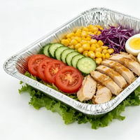 Barquettes en aluminium de différentes profondeurs et tailles moyennes pour la cuisine, les fêtes et la conservation des aliments chauds