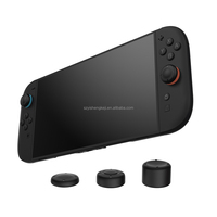 6-in-1 tutup Thumbstick warna murni pelindung karet casing silikon grip Analog Tinggi menengah rendah untuk Aksesori NS Switch 2 Joycon